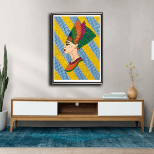 Beautiful Water color Egyptian Painting Artist by Ram Krishna Agarwal (21.5x16.5 inches )