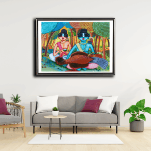 Death of Jatayu Artist by Tuhin Rakshit (22x30 inches)