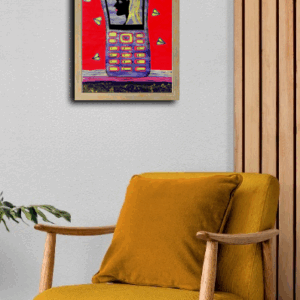 Beautiful Red Series 1 Painting Artist by Puja Sarkar (18X12 Inches)