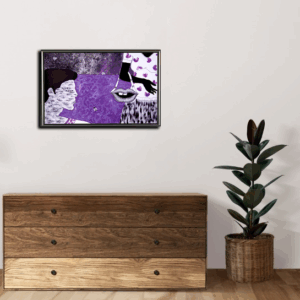 Title Insight Acrylic on Canvas Painting Artist by Puja Sarkar (14X22 Inches)