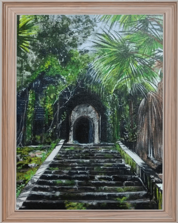 Beautiful Painting Artist by Chirasree Jaiswal (18x16 inche ) - Image 3