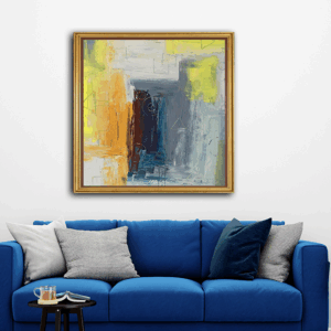 Beautiful Abstraction Painting Artist by JP Singh (24x24 Inche )