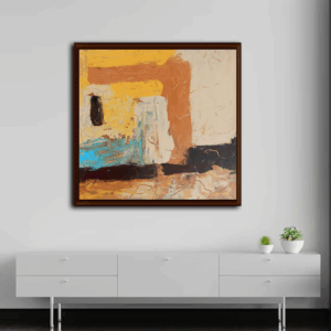 Beautiful Abstraction Painting Artist by JP Singh (20×20 Inche )