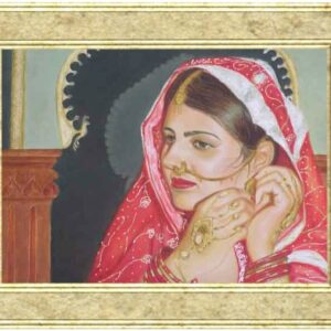 Oil on Canvas Sample portrait  Size (18×24)inch