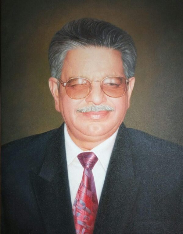 Oil on Canvas Sample portrait with original picture Size (18×24)inch